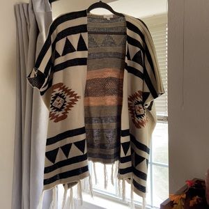Tribal Neutral Poncho